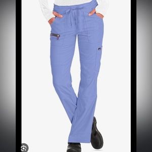 Koi lite small tall ceil blue scrub pants